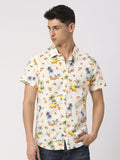 Being Human Men Slim Fit Floral Printed Opaque Casual Shirt