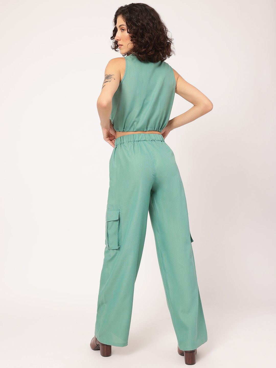 DressBerry Utility Chic Parachute Cargo Co-Ords