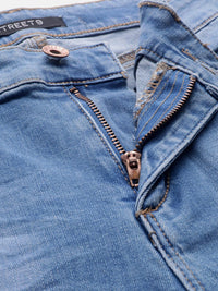 STREET 9 Women Blue Skinny Fit Mid-Rise Mildly Distressed Stretchable Jeans