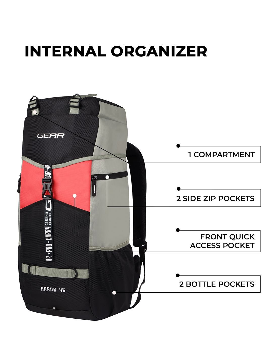 Wide Rucksacks Rucksacks – Myntra International