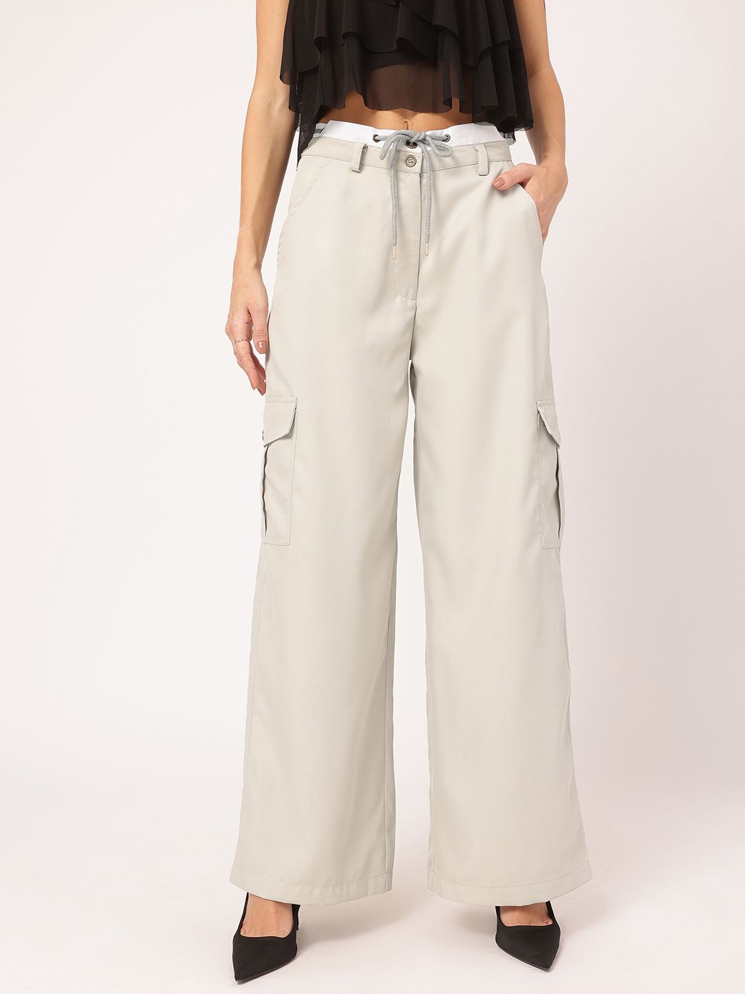 DressBerry Women Elevated Basics Comfy Cargo