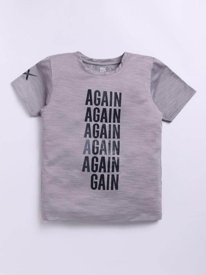 HRX by Hrithik Roshan Boys Typography Printed T-shirt