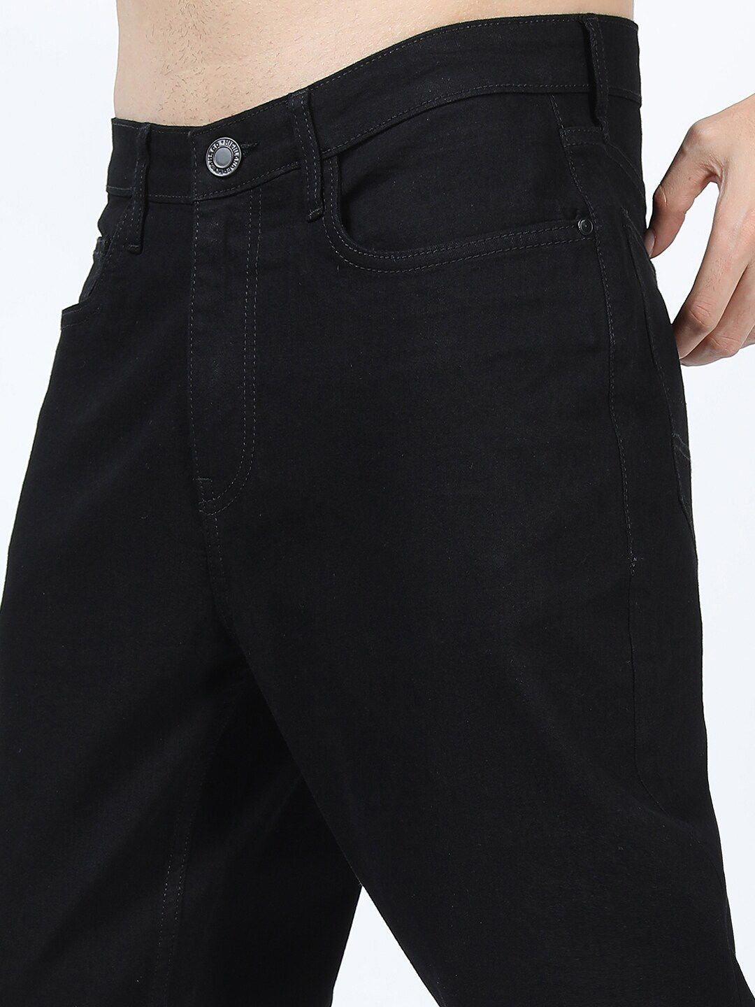 HIGHLANDER Men Black Slim Fit Stretchable Jeans