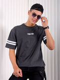 The Indian Garage Co Typography Printed Pure Cotton Regular Fit T-shirt