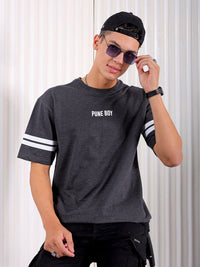 The Indian Garage Co Typography Printed Pure Cotton Regular Fit T-shirt