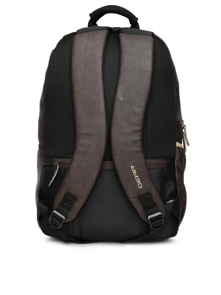 Gear Unisex Brown Solid Backpack