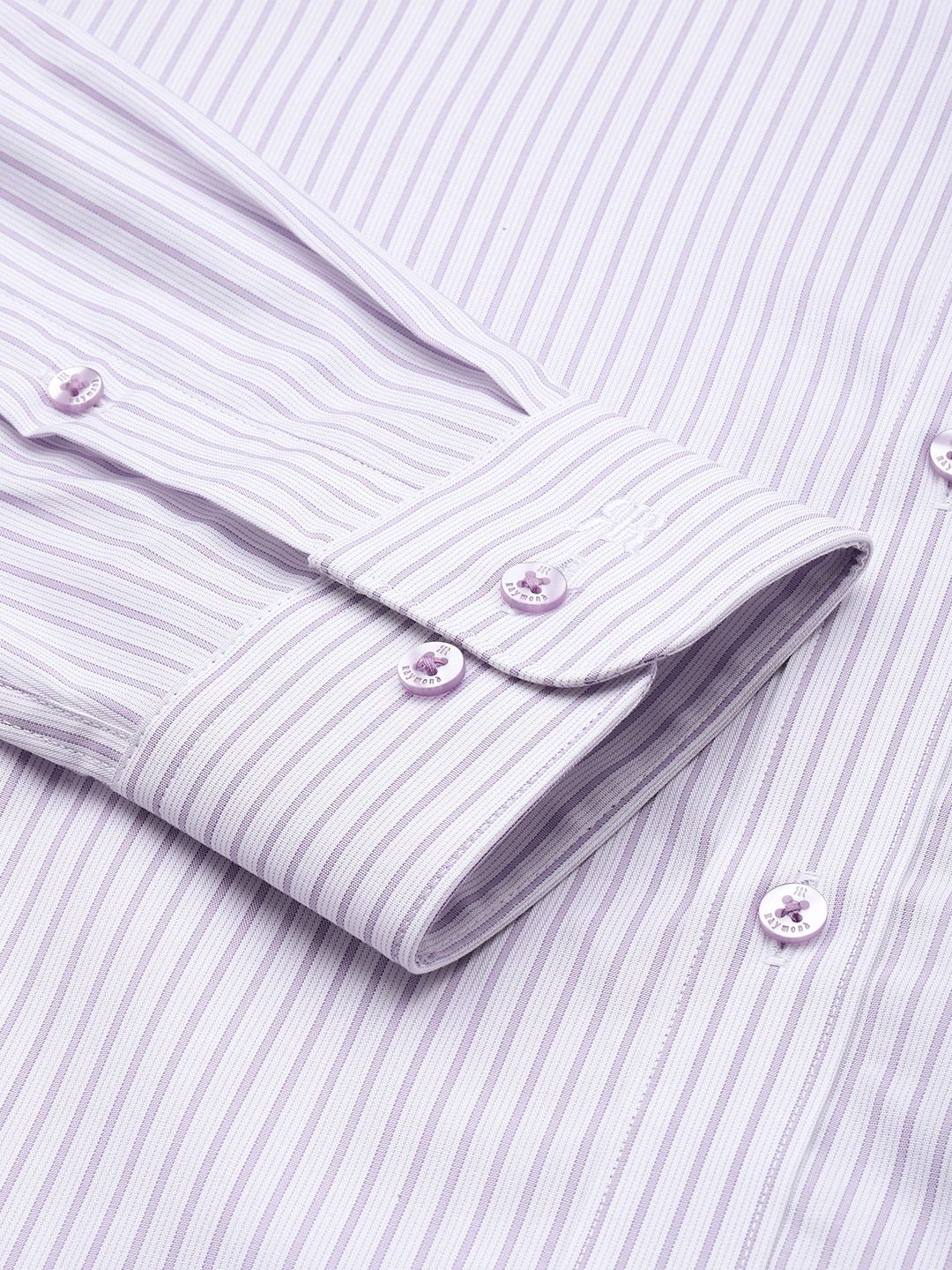 Raymond Slim Fit Striped Pure Cotton Formal Shirt
