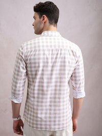 HIGHLANDER Checked Slim Fit Shirt