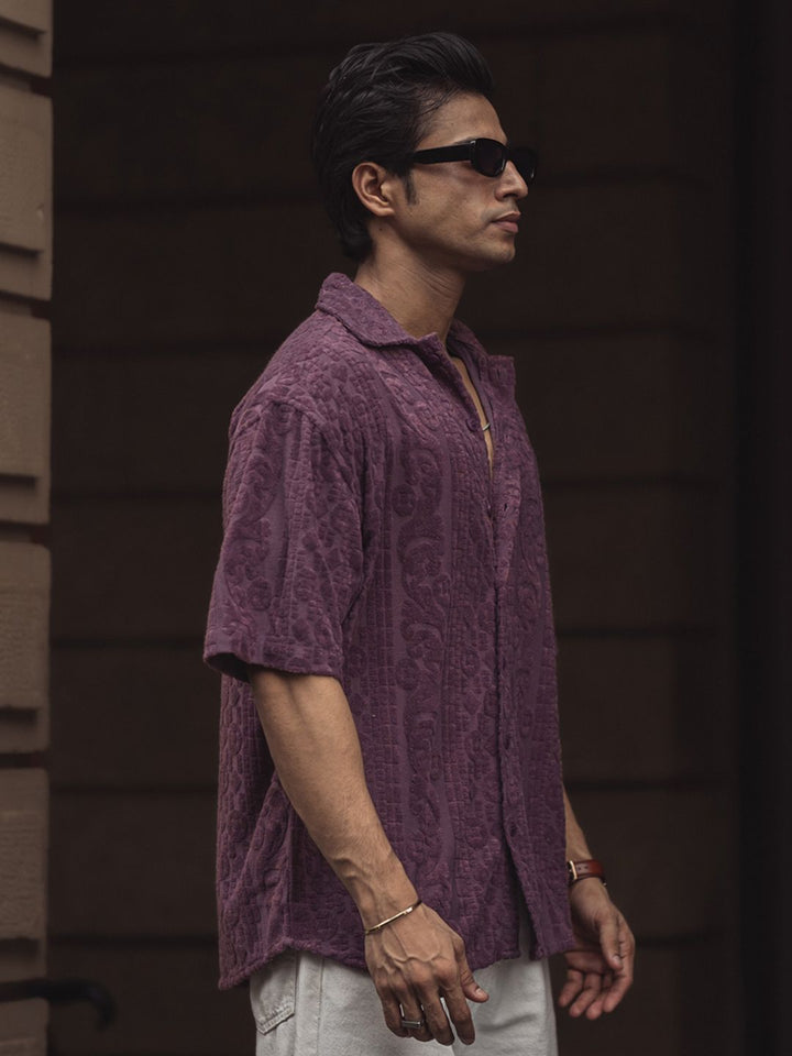 Powerlook India Slim Spread Collar Checked Oversized Casual Shirt