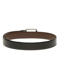 Teakwood Leathers Men Textured Leather Reversible Belt