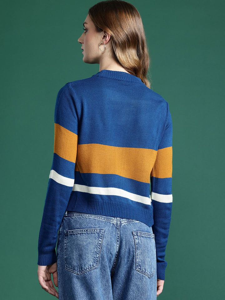 DressBerry Colorblocked Pullover