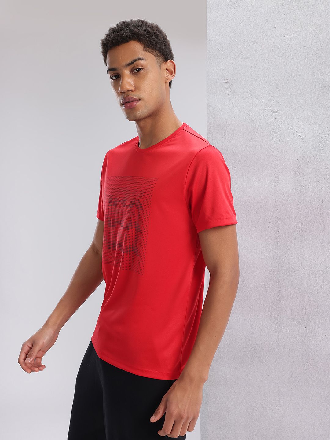 HRX by Hrithik Roshan Twin Collection Rapid-Dry Printed Training T-shirt