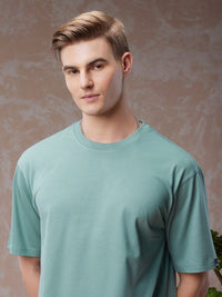 Bewakoof American Pima Round Neck Short Sleeve Cotton Oversized T-shirt