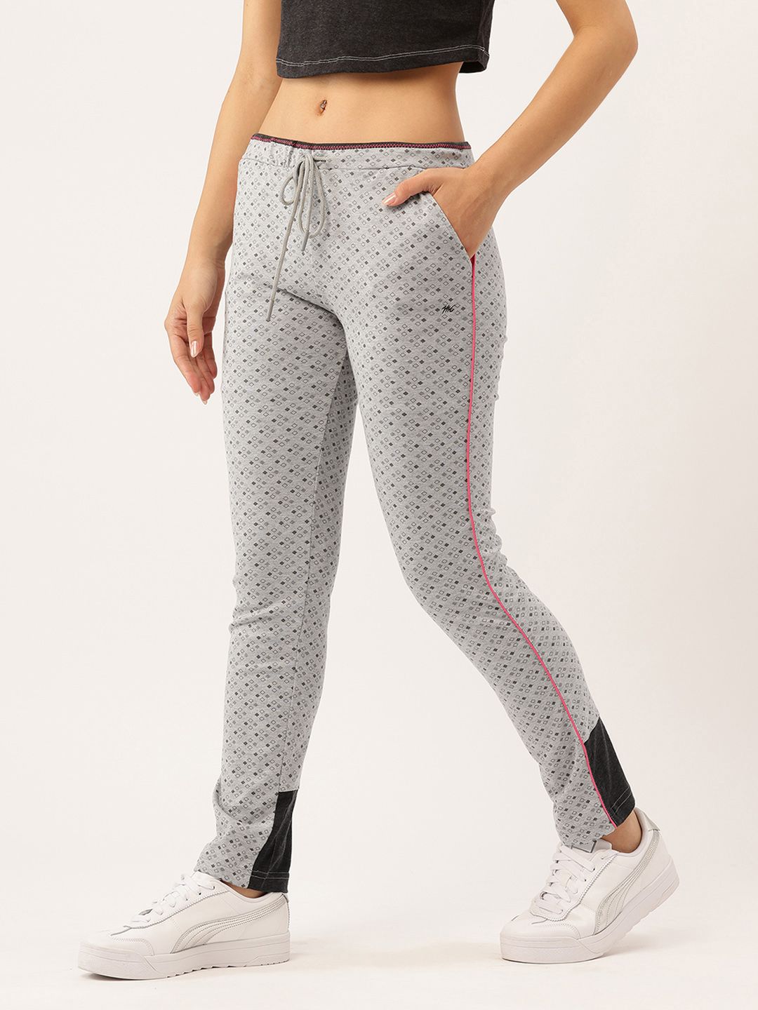 Monte Carlo Geometric Printed Track Pants