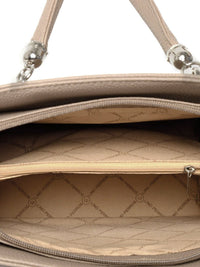 Lino Perros Beige Solid Handheld Bag
