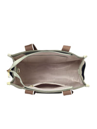 Lino Perros Self Design Canvas Structured Handheld Bag