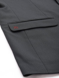 Raymond Textured Contemporary Fit Single Breasted Formal Blazer
