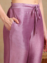 KALINI Floral Embroidered Sequinned Straight Kurta & Trousers With Dupatta