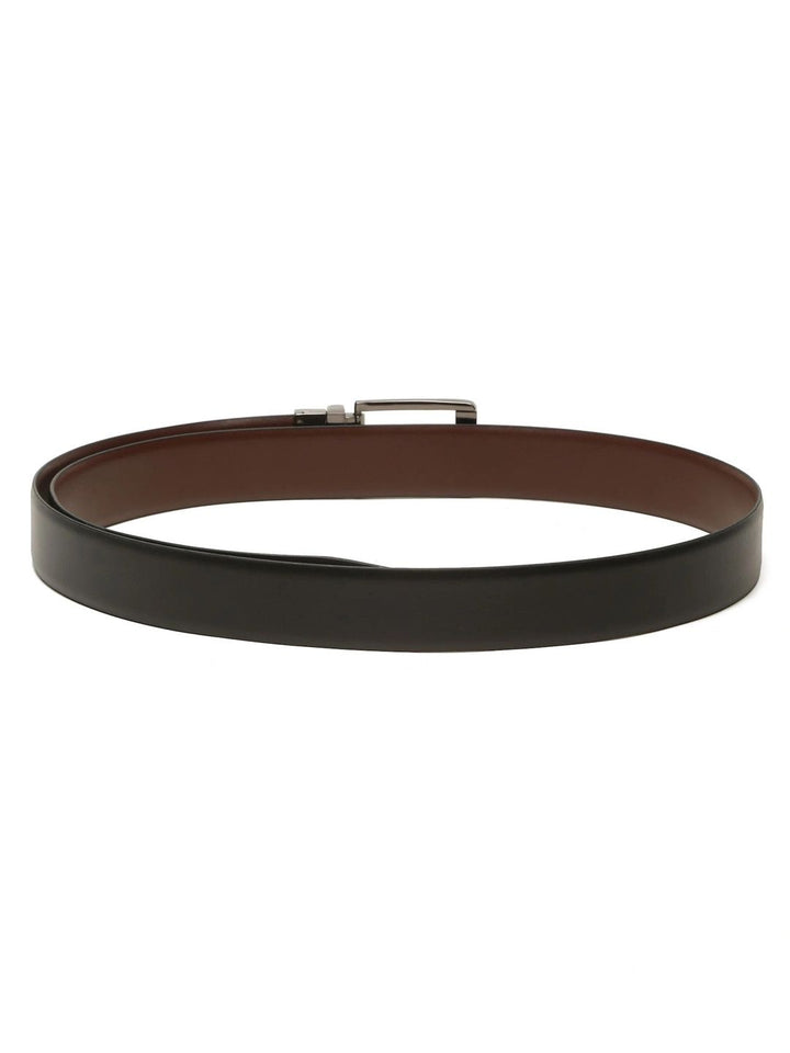 Teakwood Leathers Men Leather Reversible Formal Belt