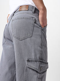 Urbano Fashion Men Loose Fit Non-Stretchable Cargo Jeans