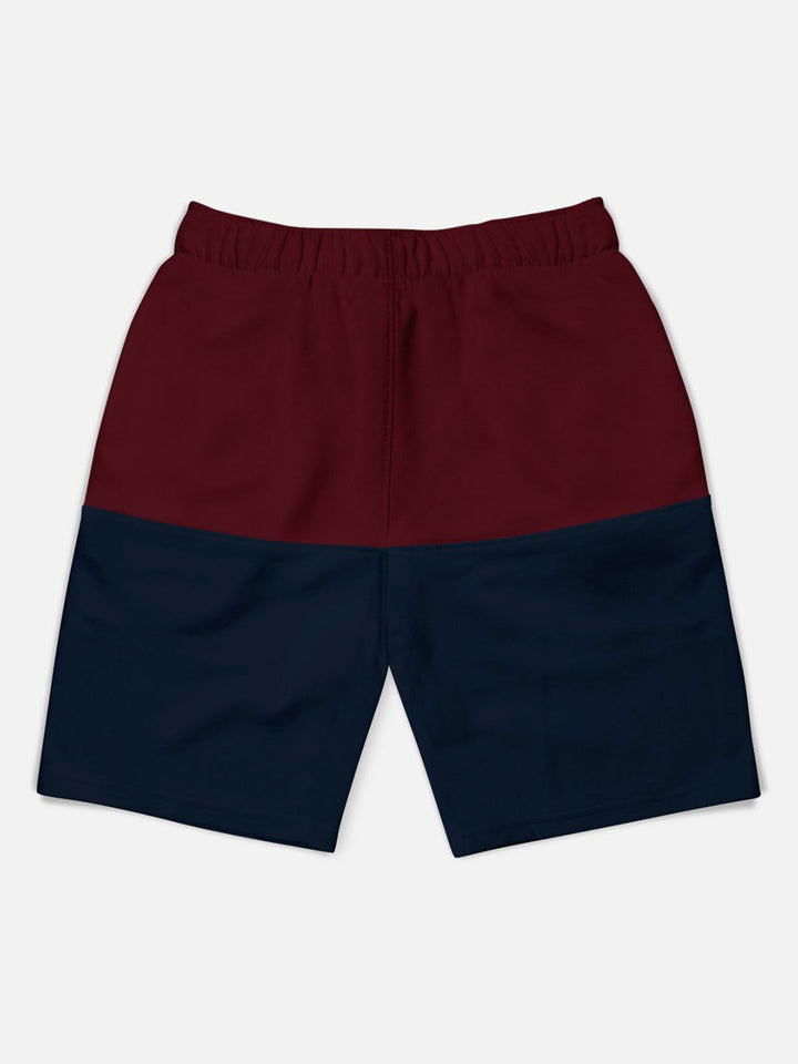 HELLCAT Boys Pack Of 2 Colourblocked Cotton Shorts