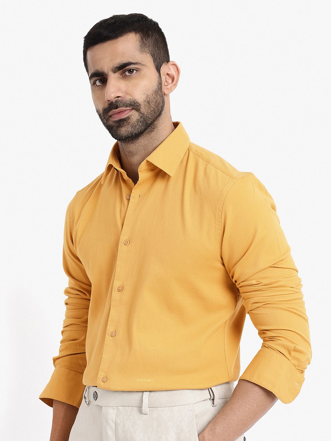 RARE RABBIT Men Bicton Slim Fit Cotton Shirt