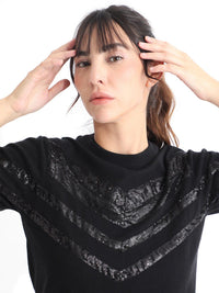 RAREISM Embellished Sequined Pullover Sweater