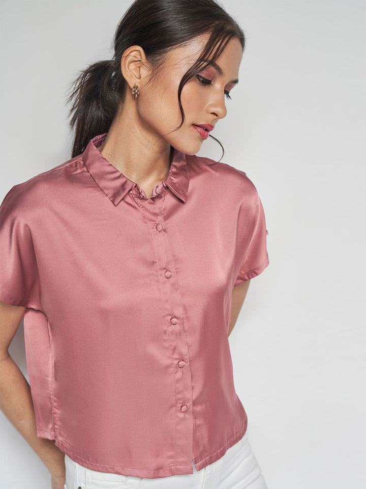 AND Extended Sleeves Shirt Style Top