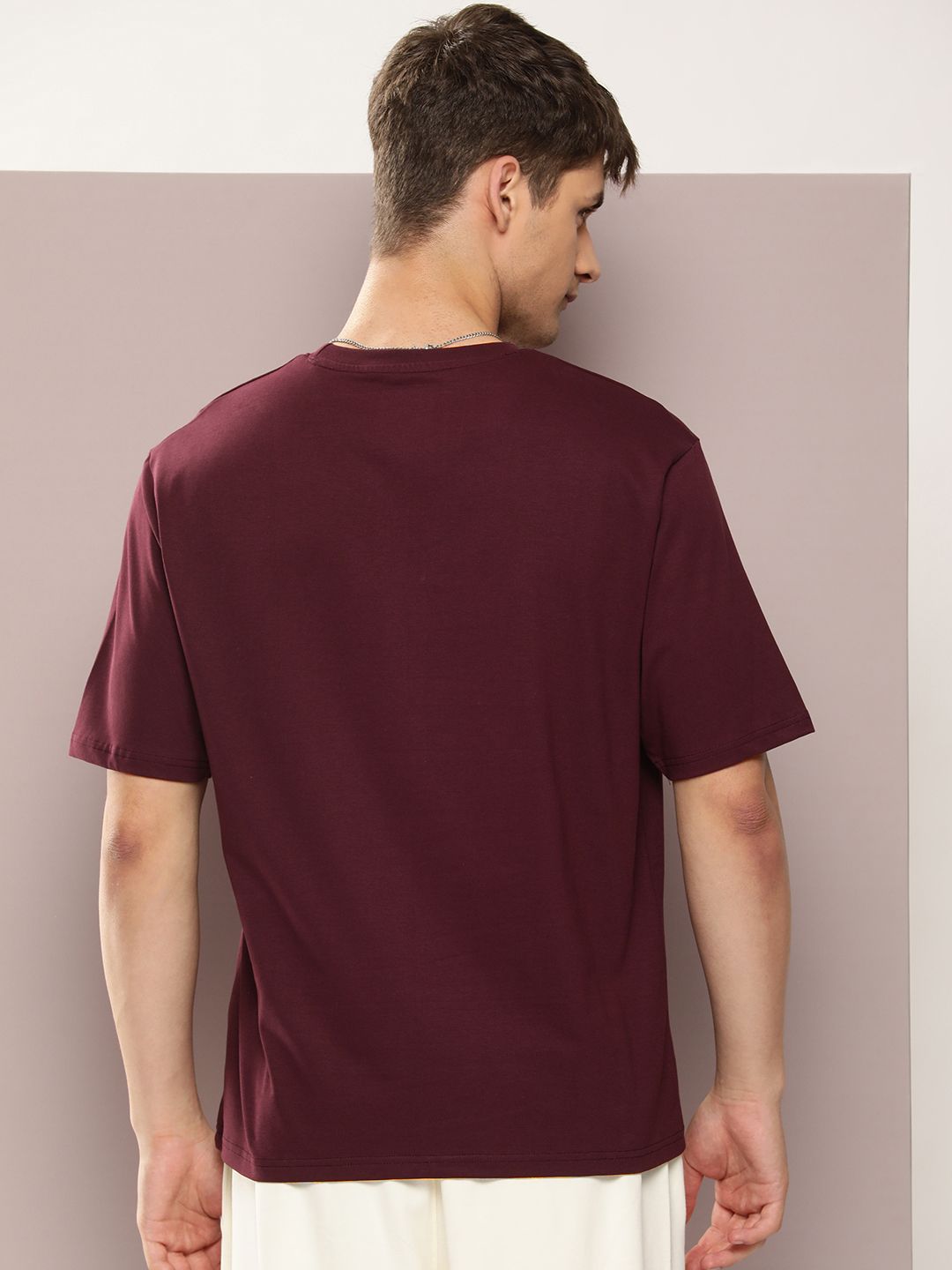 DILLINGER Men Graphic Printed Oversized Pure Cotton T-shirt