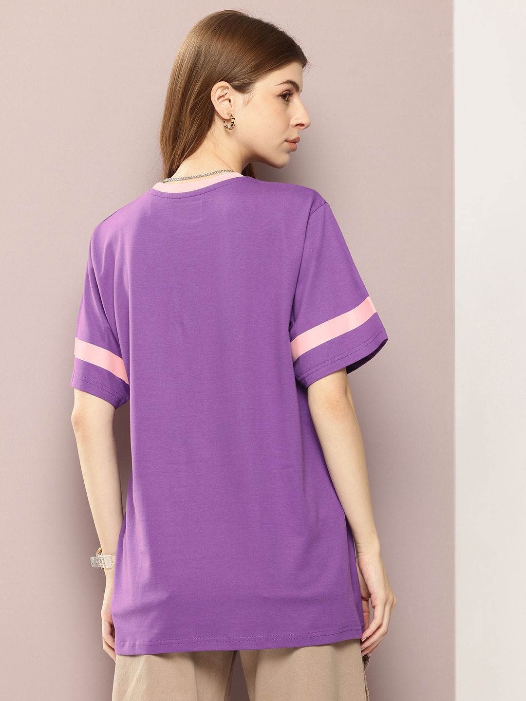 DILLINGER Varsity Printed Oversized Pure Cotton T-shirt