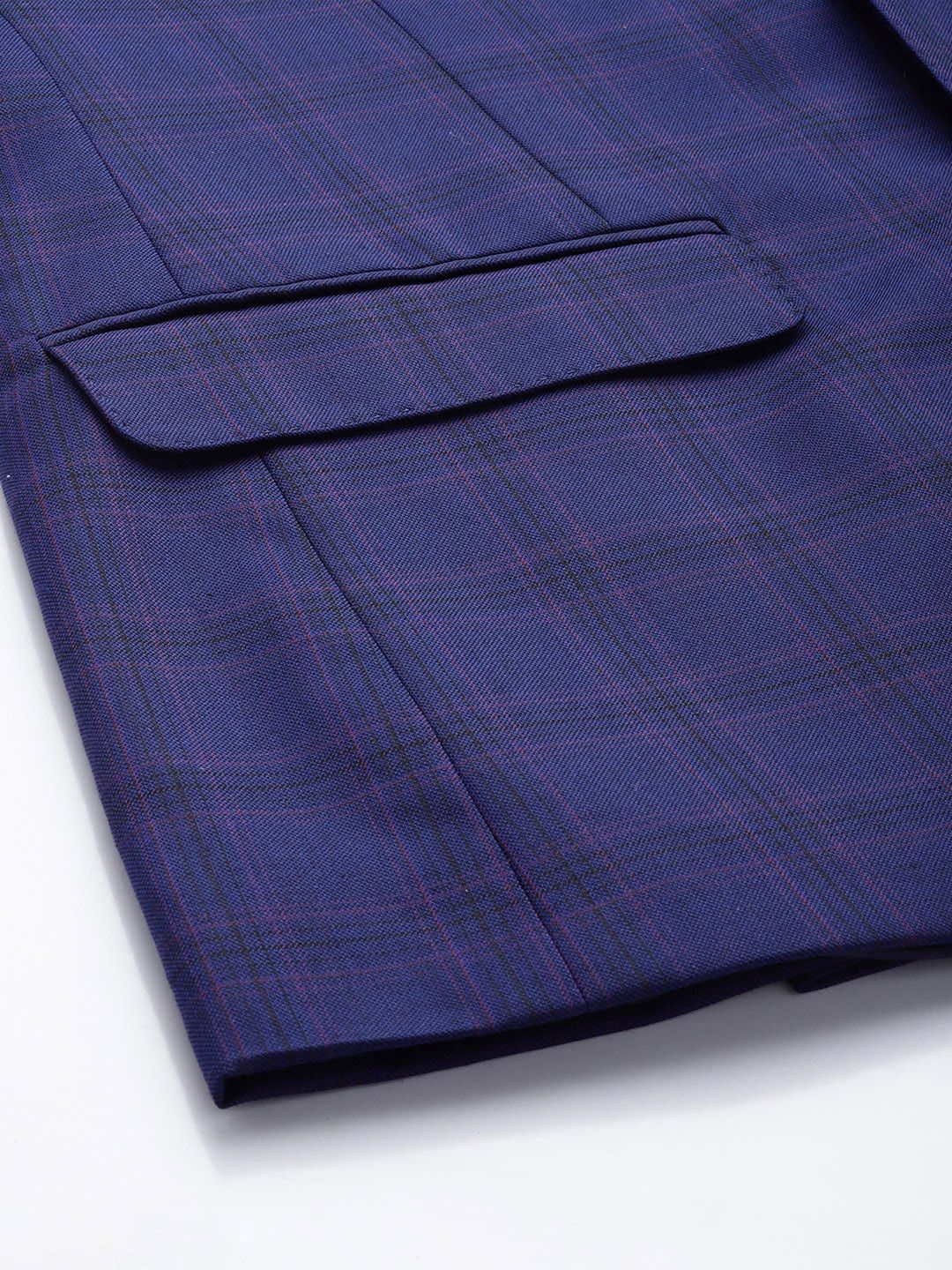 Park Avenue Checked Single Breasted 2 Piece Formal Suits
