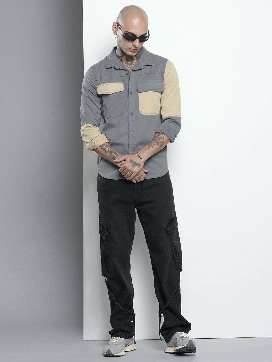 The Indian Garage Co Cutaway Collar Casual Shirt