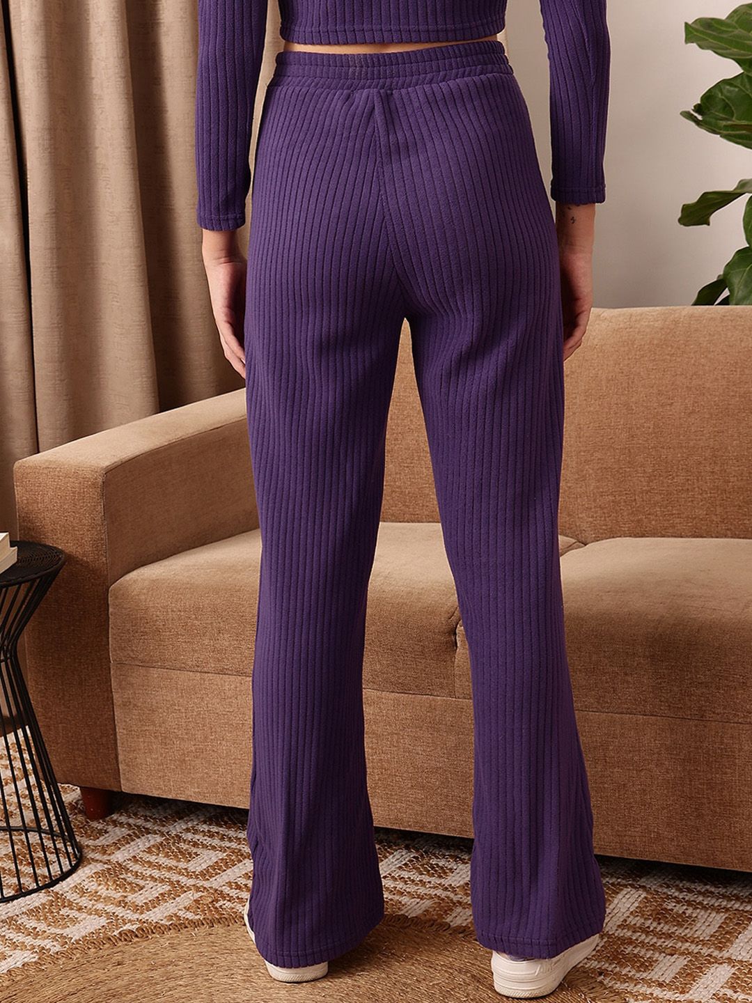 STREET 9 Women Relaxed Mid-Rise Bootcut Trousers