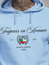 Adro Toujours en Avance 320 GSM Fleece Printed Graphic Hoodie