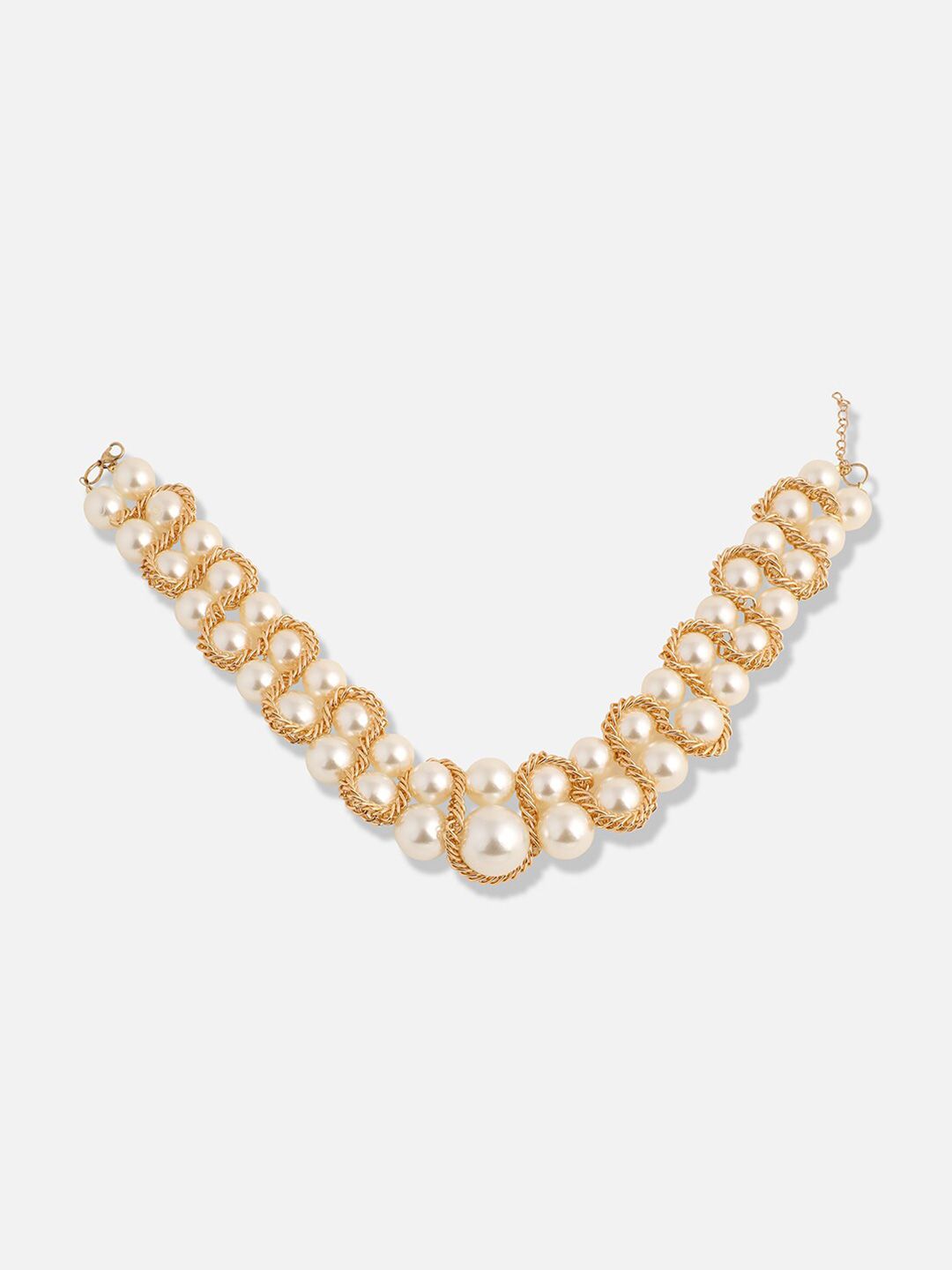 Kalung manik bersalut emas SOHI