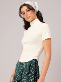 DressBerry Neckline Nectar Fitted Top