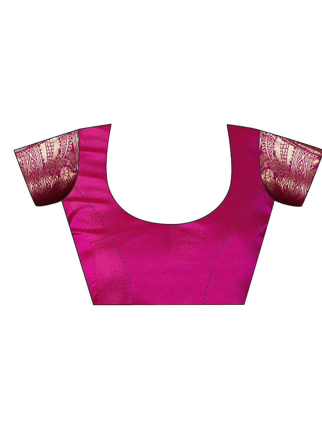 KALINI Ethnic Motifs Woven Designed Zari Banarasi Saree