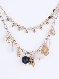 VOGUE PANASH Brass Gold-Plated Necklace