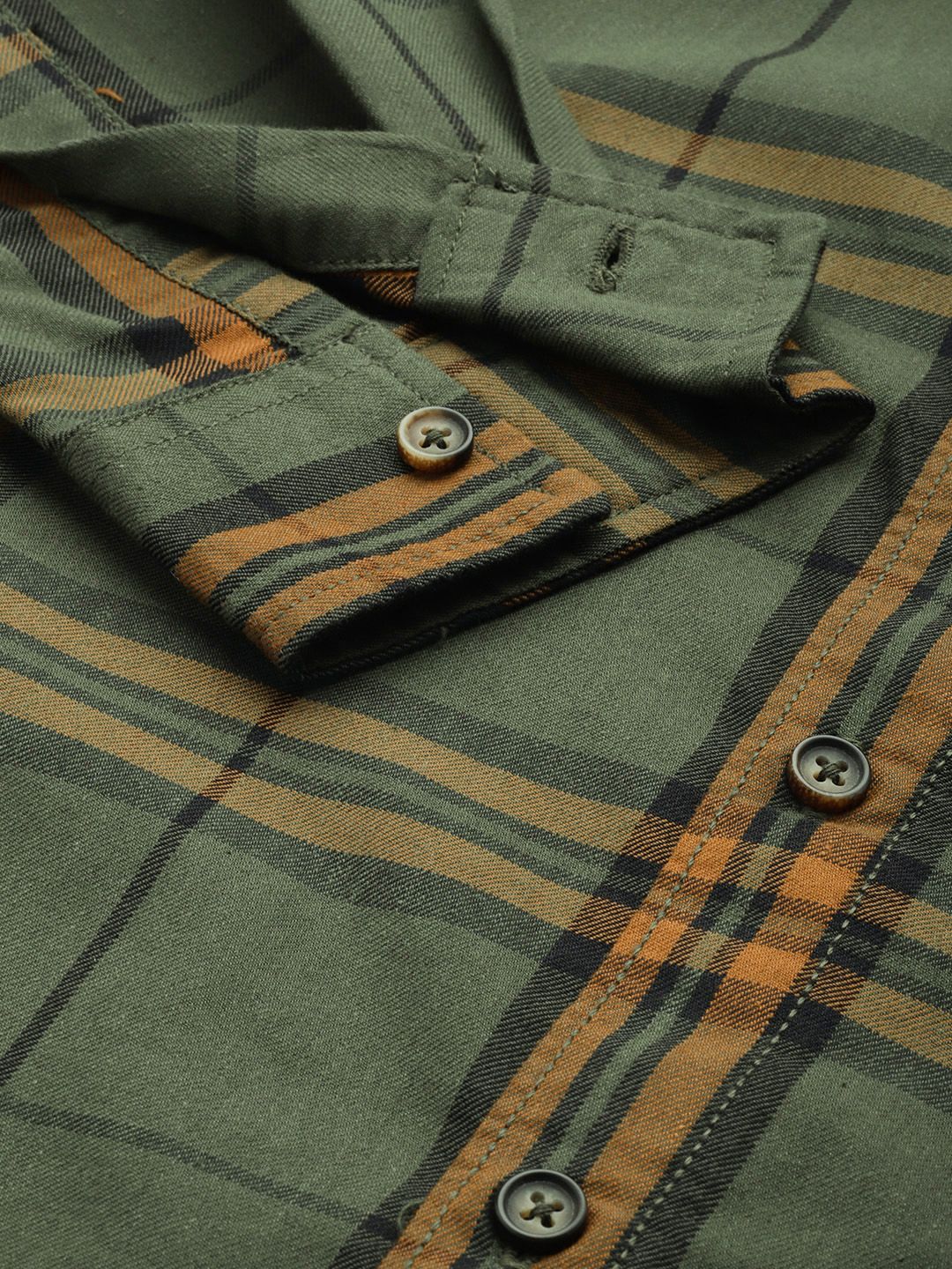 The Indian Garage Co Men Checked Casual Shirt
