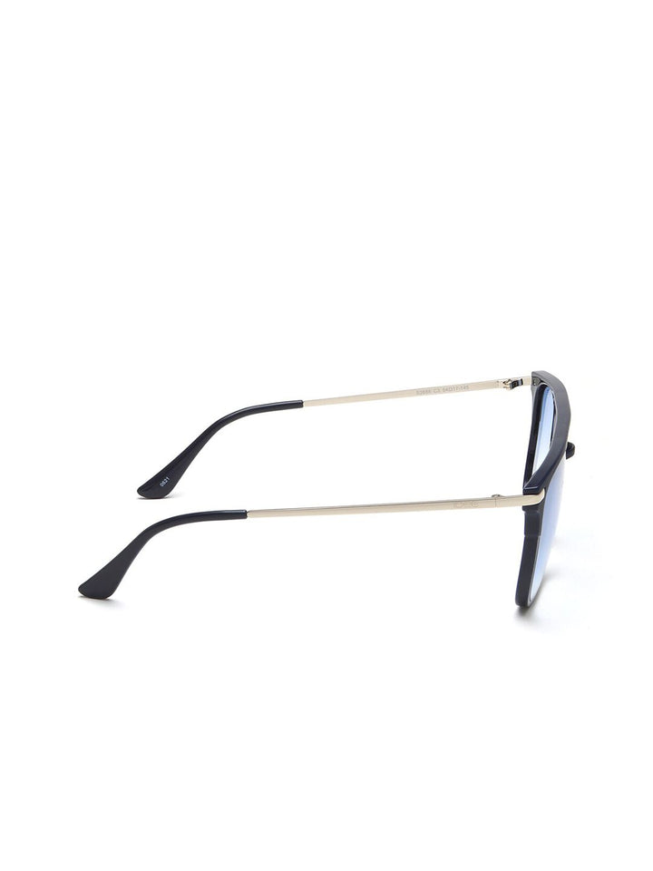 Idee Men Lens Blue & Blue Square Sunglasses dengan lensa lensa UV IDS2686C3SG