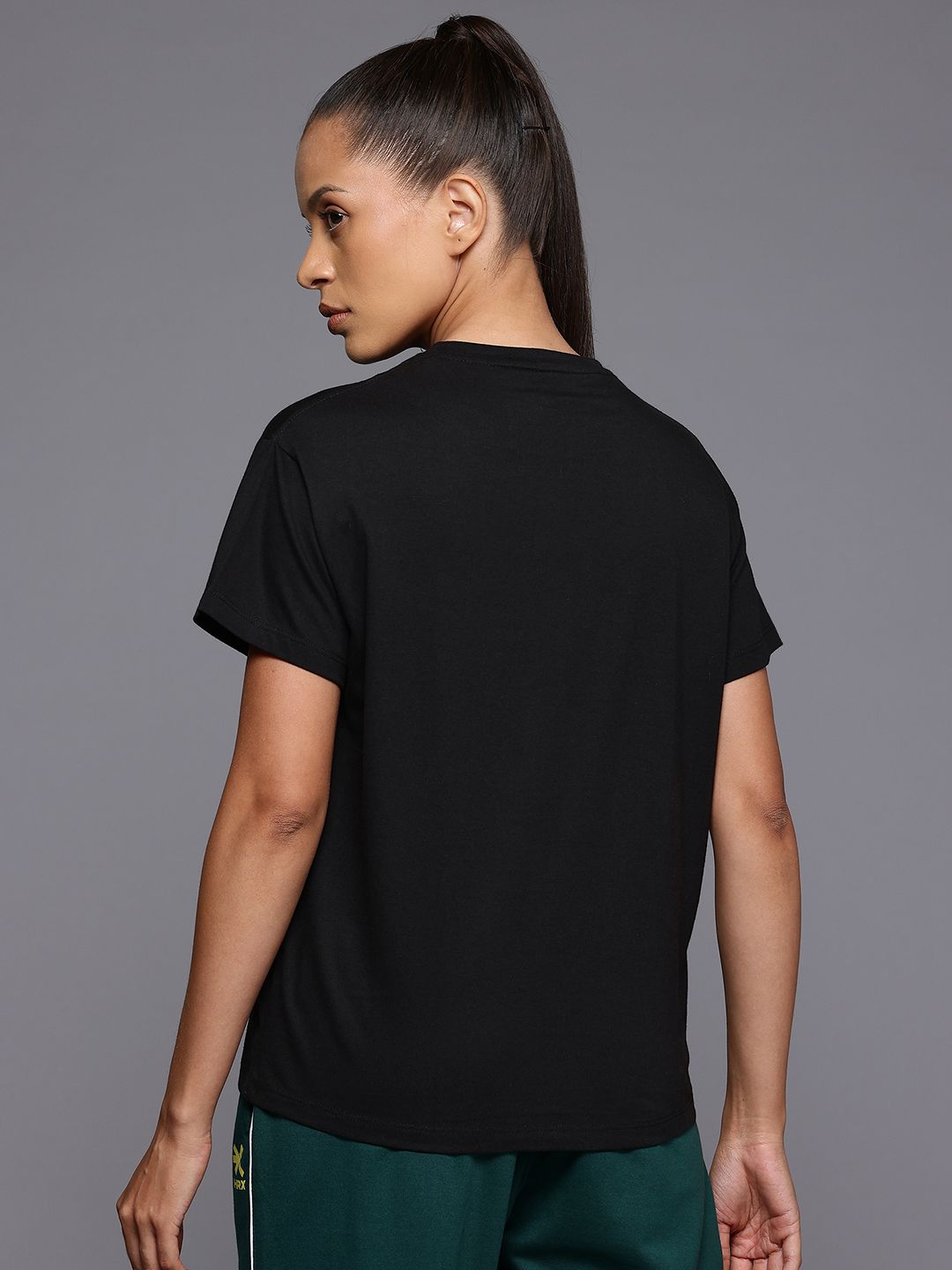 HRX by Hrithik Roshan Women Printed Relaxed Fit T-shirt