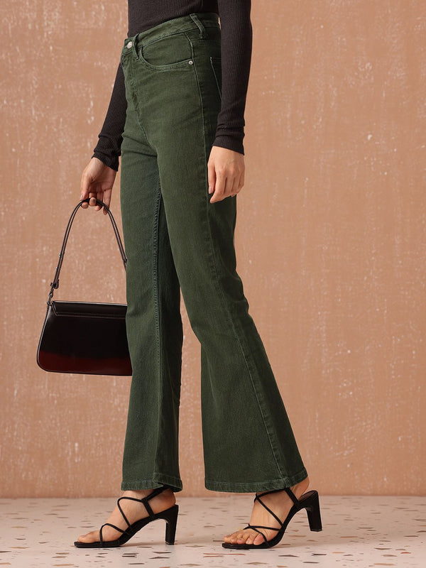 all about you Women Bootcut High-Rise Stretchable Jeans