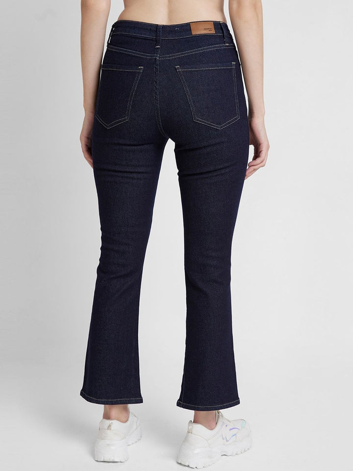 SPYKAR Women Elissa Bootcut High-Rise Clean Look Stretchable Jeans