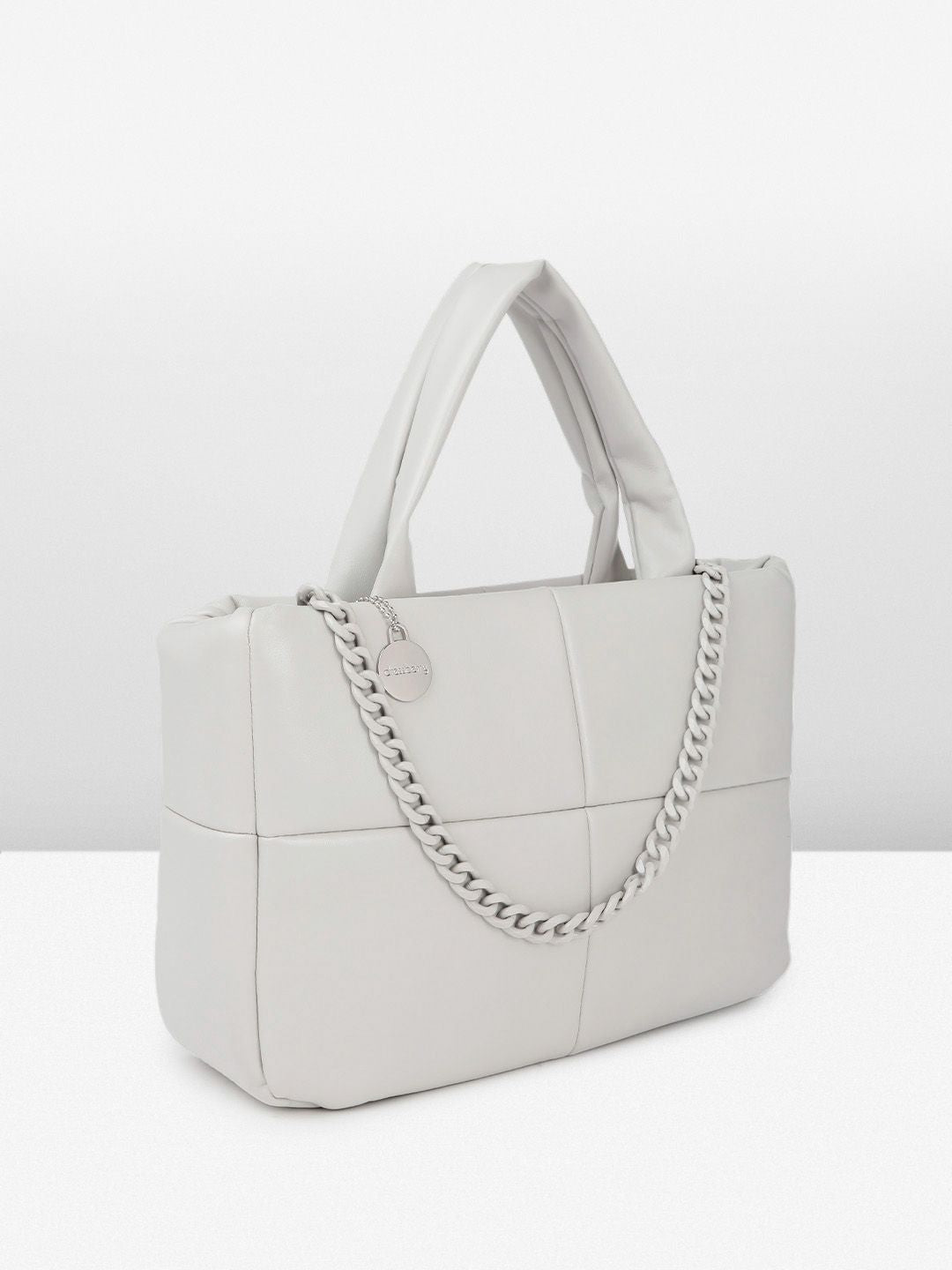 DressBerry Structured Quilted Handheld Bag