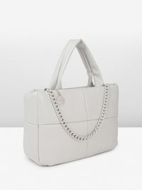 DressBerry Structured Quilted Handheld Bag