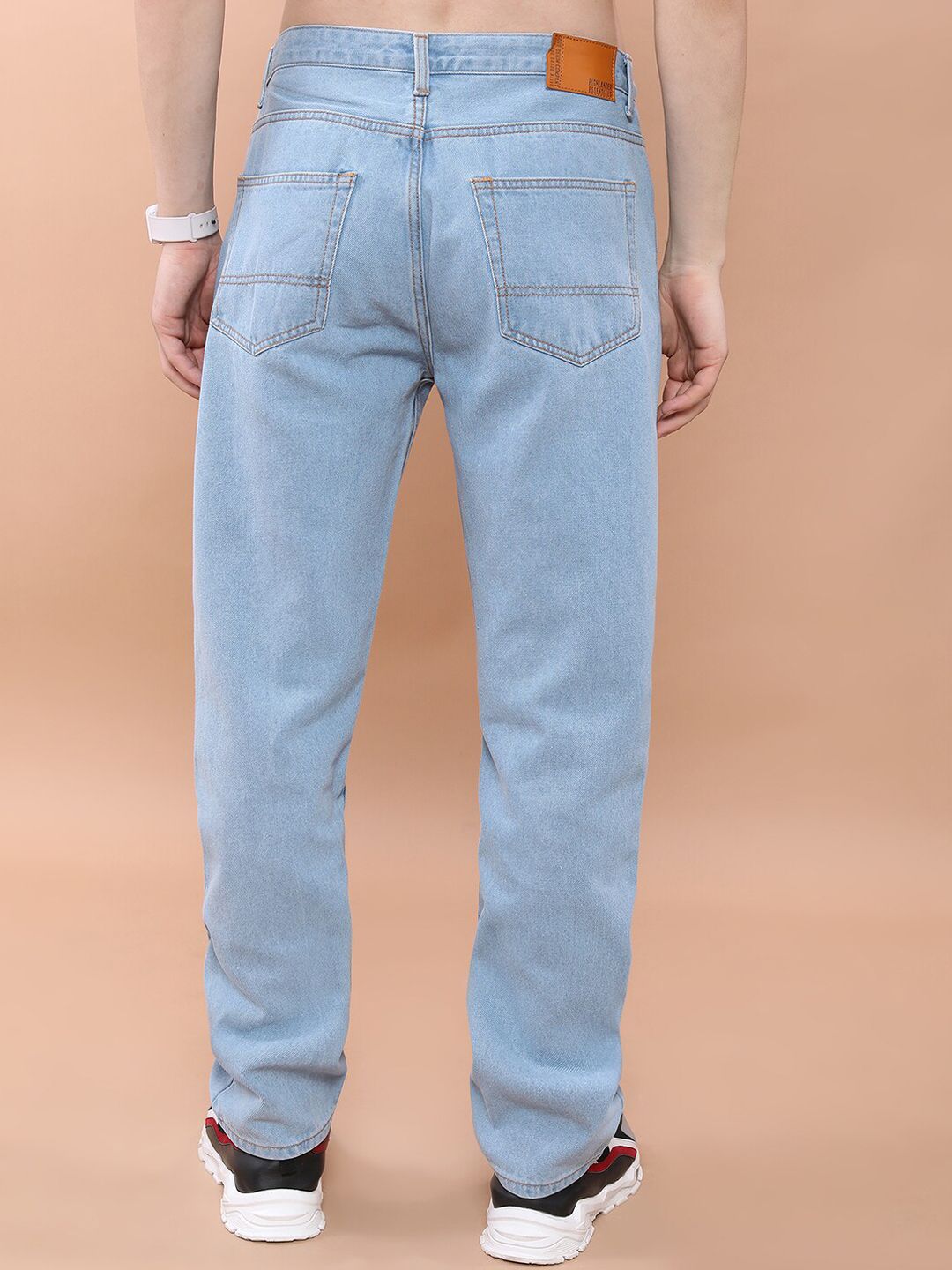HIGHLANDER Men Straight Fit Clean Look Jeans