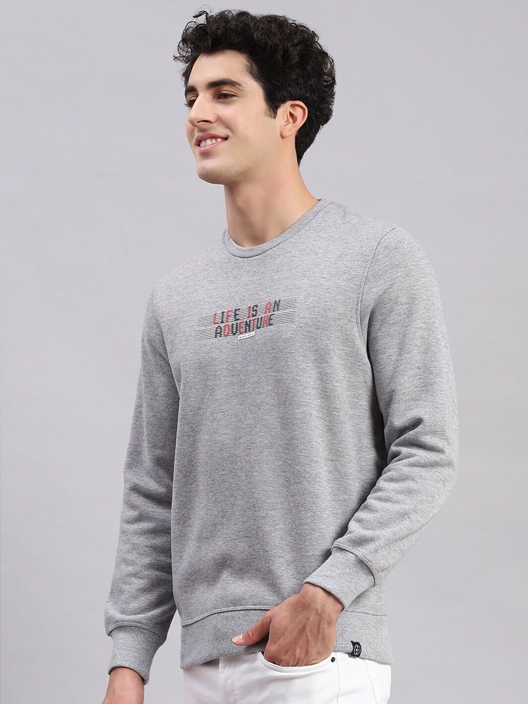 Monte Carlo Typography Printed Sweatshirt