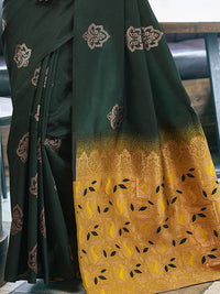 KALINI Ethnic Motifs Zari Silk Blend Saree