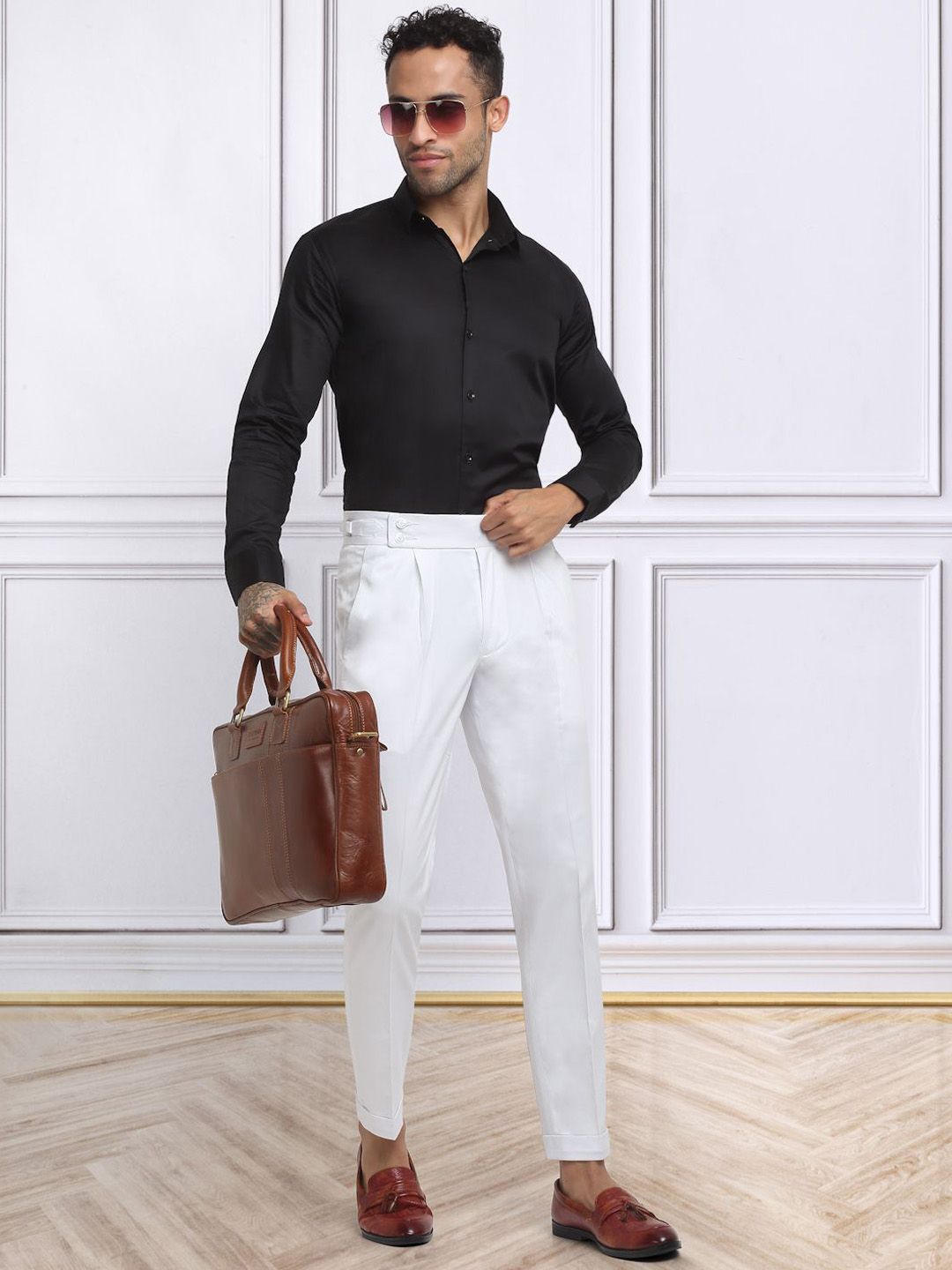 KLOTTHE Men Italian Gurkha Pants