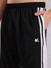 HRX by Hrithik Roshan Men Side Stripe Button Slit Training Track Pants